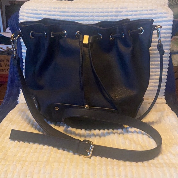 Charming Charlie Purse- Navy Shoulder Bag with Removable Strap - Picture 1 of 8
